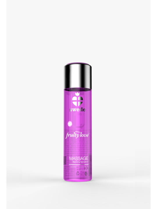 Huile de massage - Framboise Rhubarbe - 60 ml