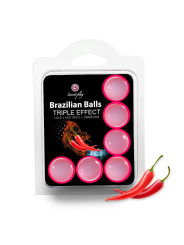 6 Brazilian Balls "Triple effect" 3699-1