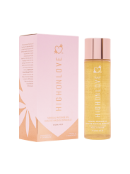 Huile de massage luxueuse Fraises et champagne - 120 ml