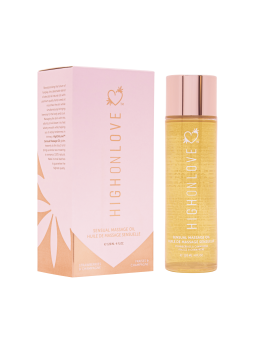 Huile de massage luxueuse Fraises et champagne - 120 ml