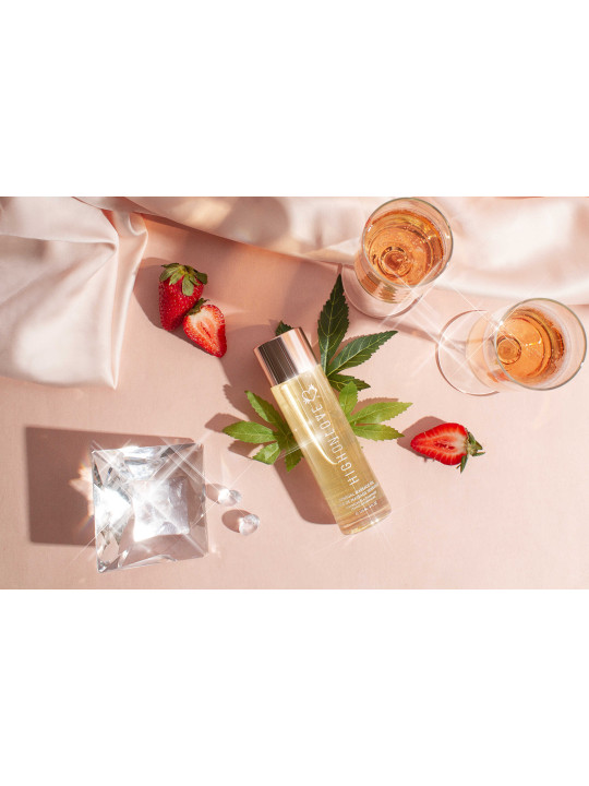 Huile de massage luxueuse Fraises et champagne - 120 ml