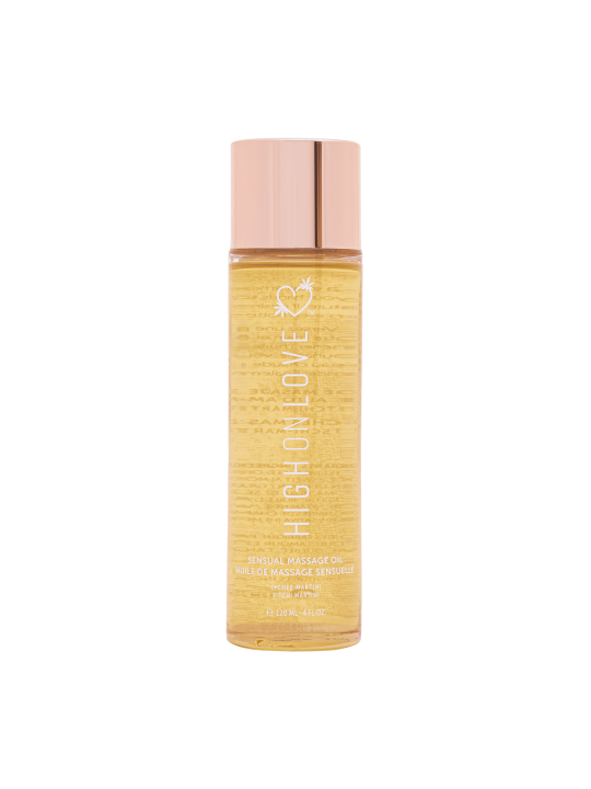 Huile de massage luxueuse Martini au Litchi - 120 ml