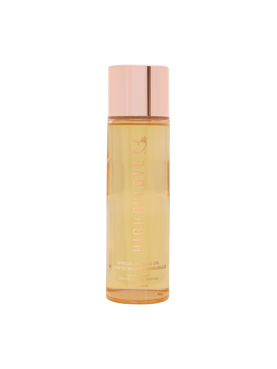 Huile de massage luxueuse Couché de soleil tropical - 120 ml