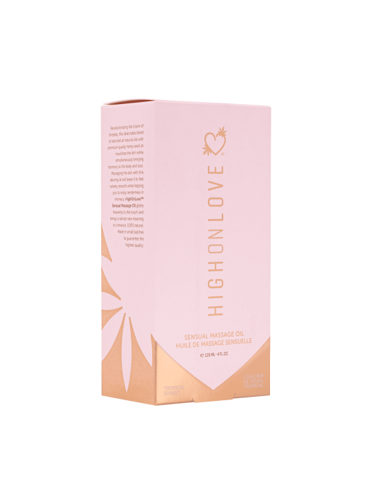 Huile de massage luxueuse Couché de soleil tropical - 120 ml