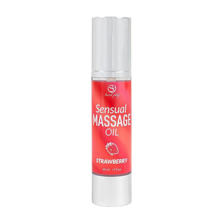 Huile de massage fraise 50 ml