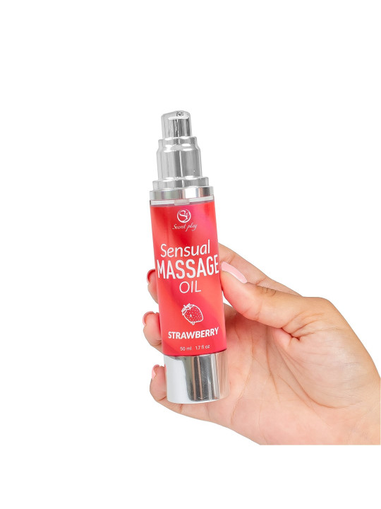 Huile de massage fraise 50 ml