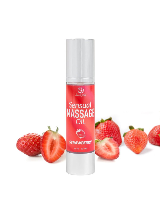 Huile de massage fraise 50 ml