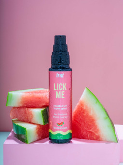 Lick me Pastèque - Gel chauffant et embrassable