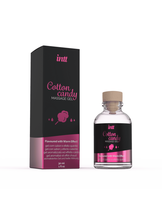 Massage gel Barbe à papa - Gel embrassable