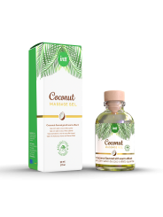Vegan Massage gel noix de coco - Gel embrassable