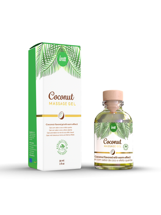 Vegan Massage gel noix de coco - Gel embrassable