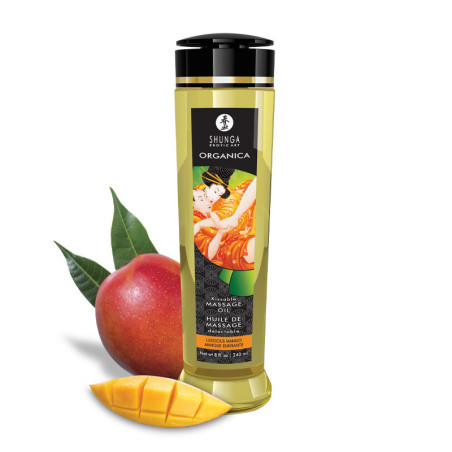 Huile de massage organique - Mangue - 240 ml