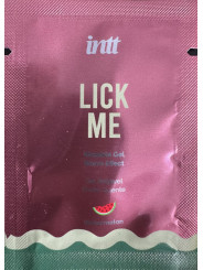 Echantillon Lick me Pastèque - Gel chauffant et embrassable 2ml