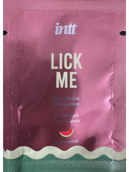 Echantillon Lick me Pastèque - Gel chauffant et embrassable 2ml