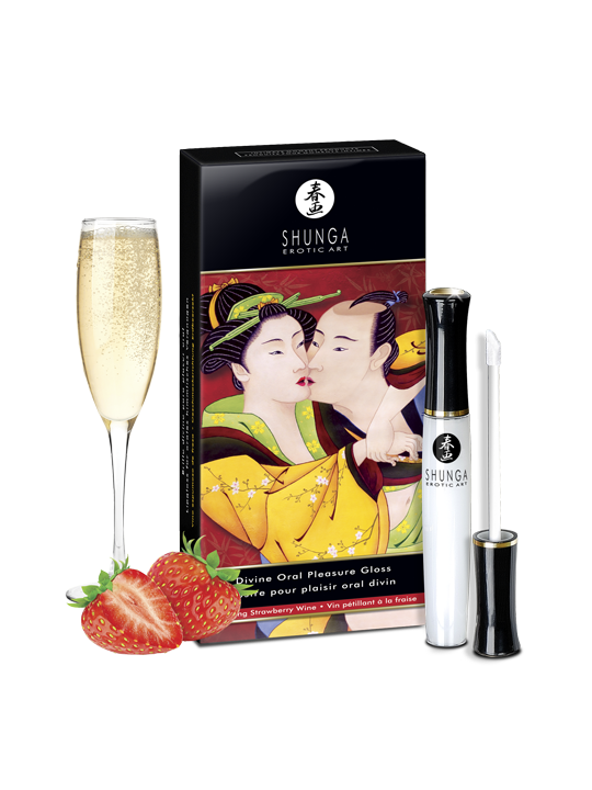 Gloss Plaisir Oral divin - Vin pétillant et fraise