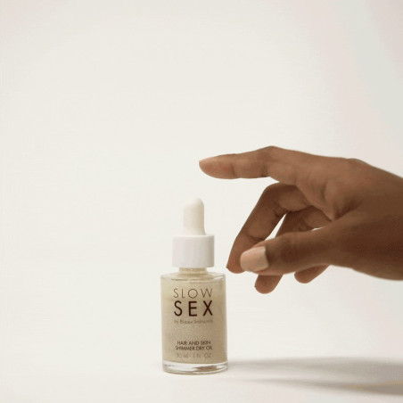 Huile intime sèche brillante - Slow Sex - 30 ml