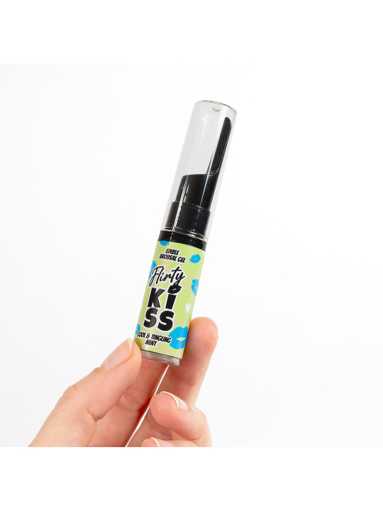 Flirty Kiss - Gels pour sex oral fraise et menthe