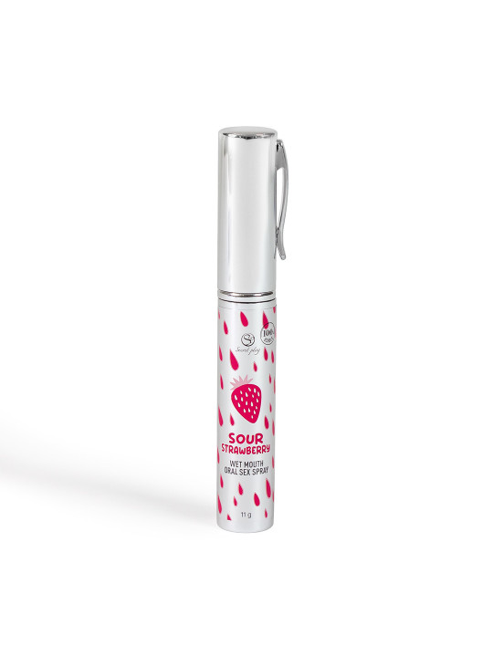 Spray sexe oral à la fraise acide - bouche humide