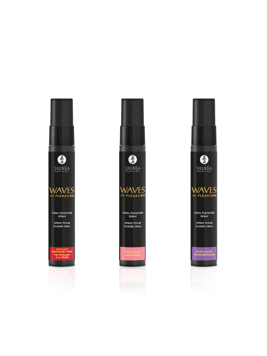 Waves of pleasure - Spray pour plaisir oral - Vin pétillant à la fraise