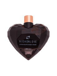 Peinture corporelle végétalienne au chocolat noir - 100 ml