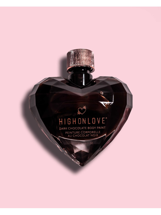 Peinture corporelle végétalienne au chocolat noir - 100 ml