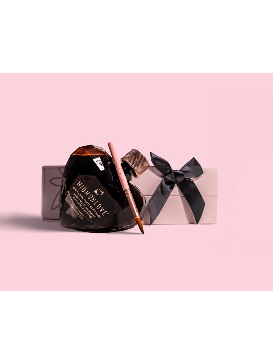 Peinture corporelle végétalienne au chocolat noir - 100 ml