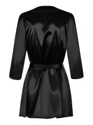 Satinia Peignoir - Noir