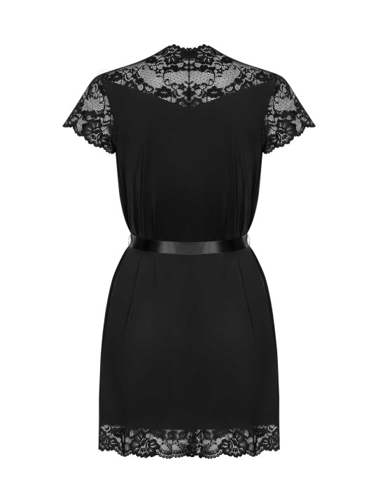 810-PEI-1 Peignoir - Noir