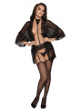 Midnight kiss 245 Kimono - noir