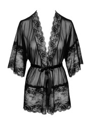 Midnight kiss 245 Kimono - noir