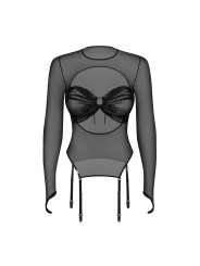 Aurorium blouse à manches longues noires