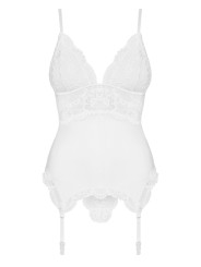 810-COR-2 Guêpière - Blanc