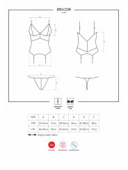 810-COR-2 Guêpière - Blanc