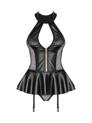 859-COR-1 Guêpière - Noir