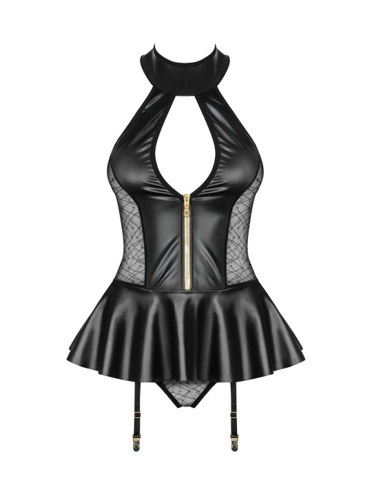 859-COR-1 Guêpière - Noir