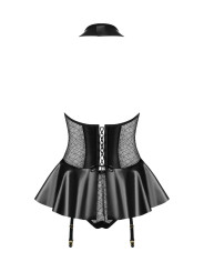 859-COR-1 Guêpière - Noir