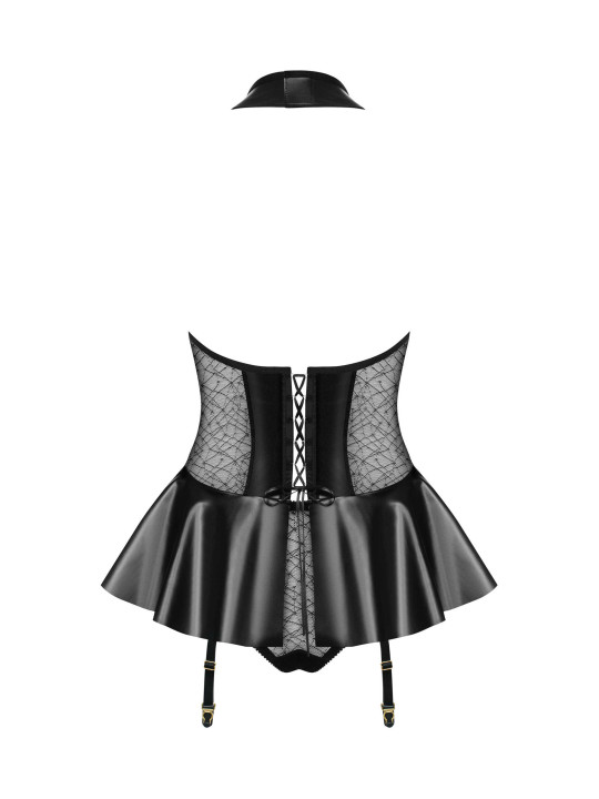 859-COR-1 Guêpière - Noir