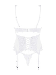 Corset et string blanc Amor Blanco