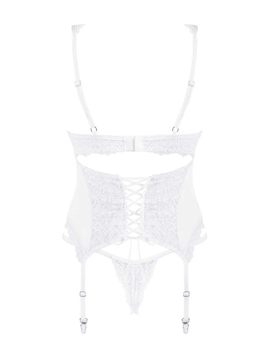 Corset et string blanc Amor Blanco