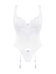 Corset et string blanc Amor Blanco