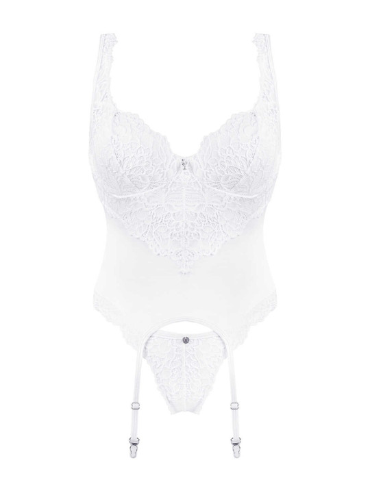 Corset et string blanc Amor Blanco