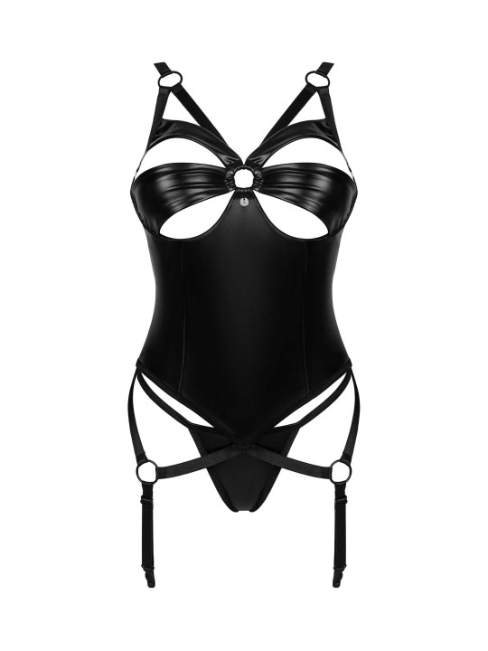 Armares guêpière et string - Noir