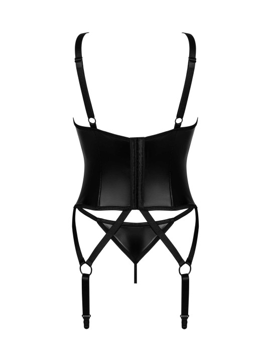 Armares guêpière et string - Noir