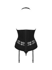 Serafia guêpière et string - Noir