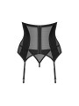 Chic Amoria corset et string - Noir