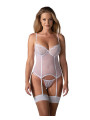 Alissium corset et string - Blancs