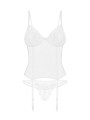 Alissium corset et string - Blancs