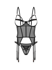 Euridia corset et string - Noirs