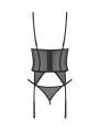 Euridia corset et string - Noirs