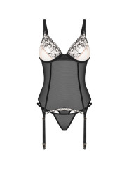 Vila blanes corset et string - Noirs